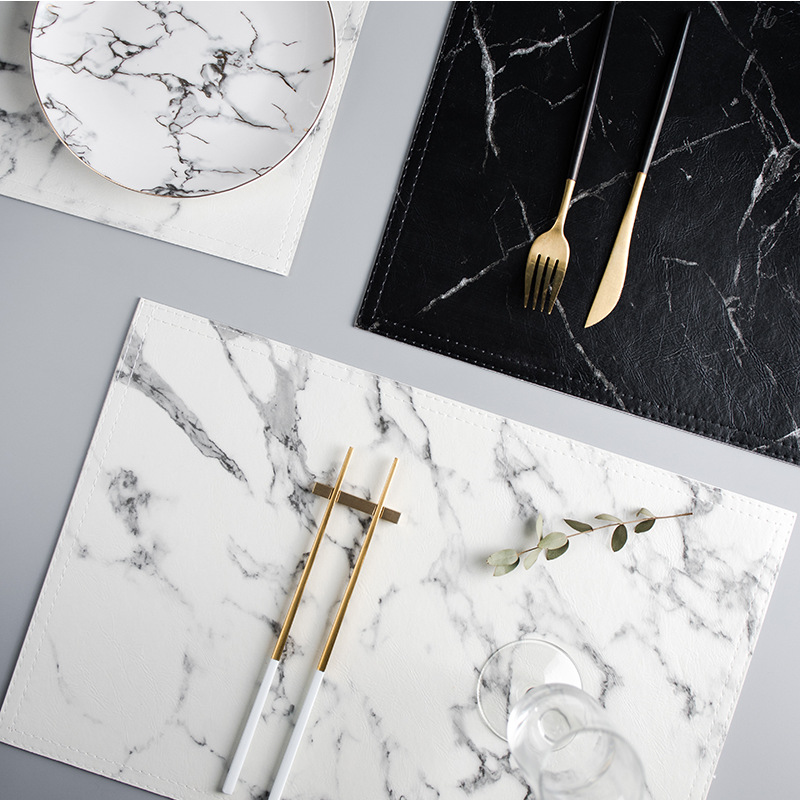 Marble Coaster Set - Luksusowa, termoizolacyjna podkładka pod naczynia, wykonana