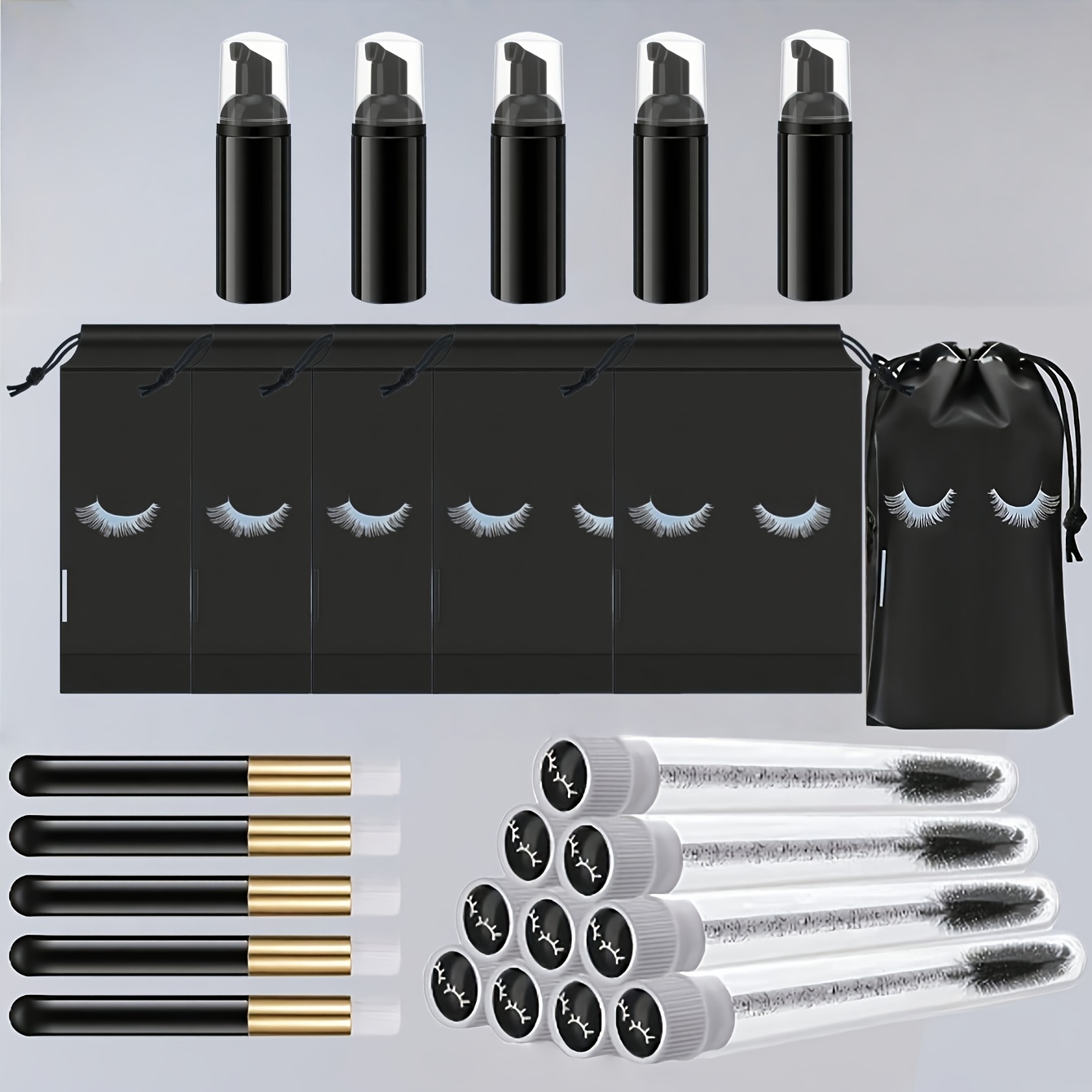 Travel Luggage Set - Zestaw do pielęgnacji rzęs - 20