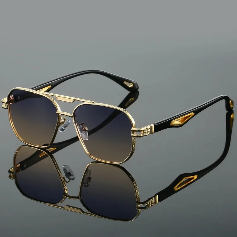 Sunglasses Uv400 - Męskie okulary przeciwsłoneczne w stylu vintage,