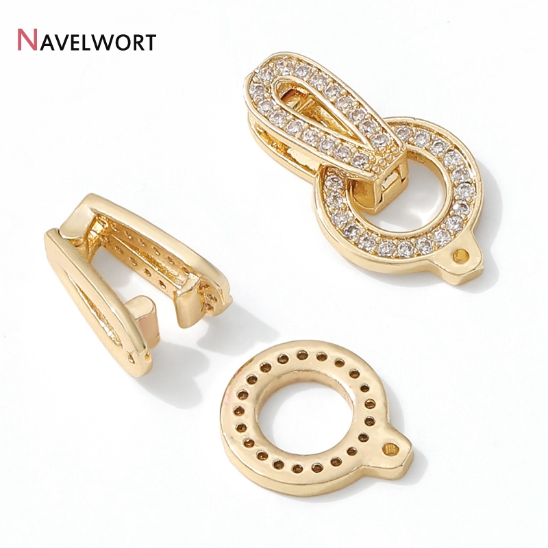 1/2/3 szt. Złote (14K) okrągłe – Gold Plated Jewelry recenzja i cena