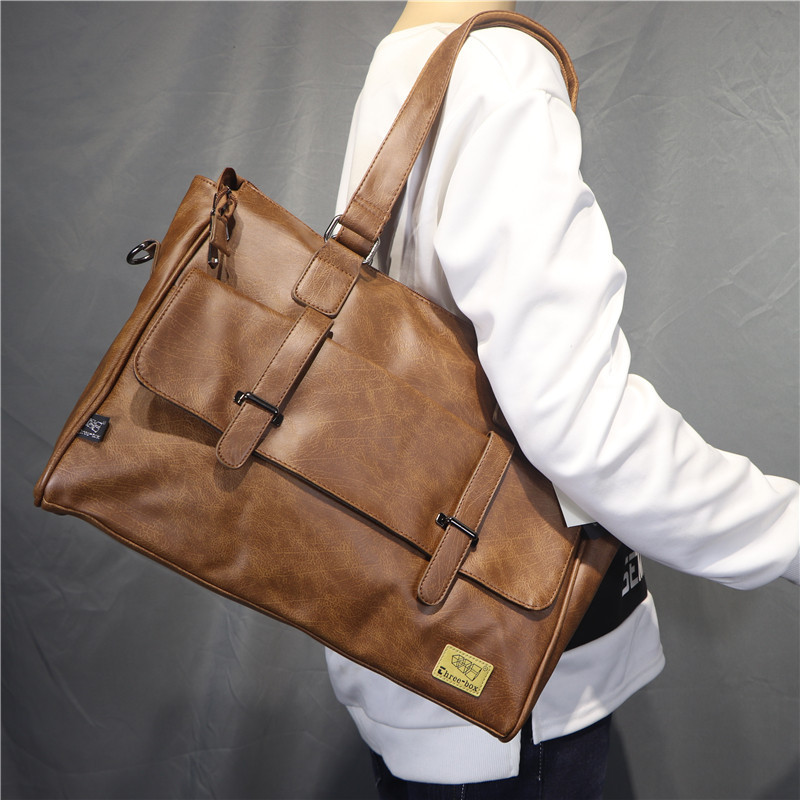 Koreańska torebka na ramię ze  – Leather Briefcase recenzja i cena
