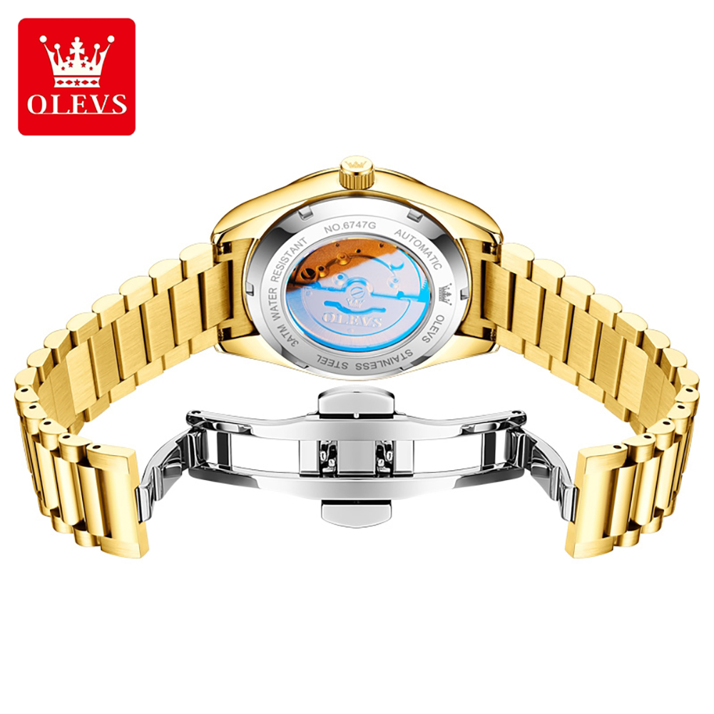 OLEVS 6747 luksusowa marka męs – Luxury Watch Men recenzja i cena