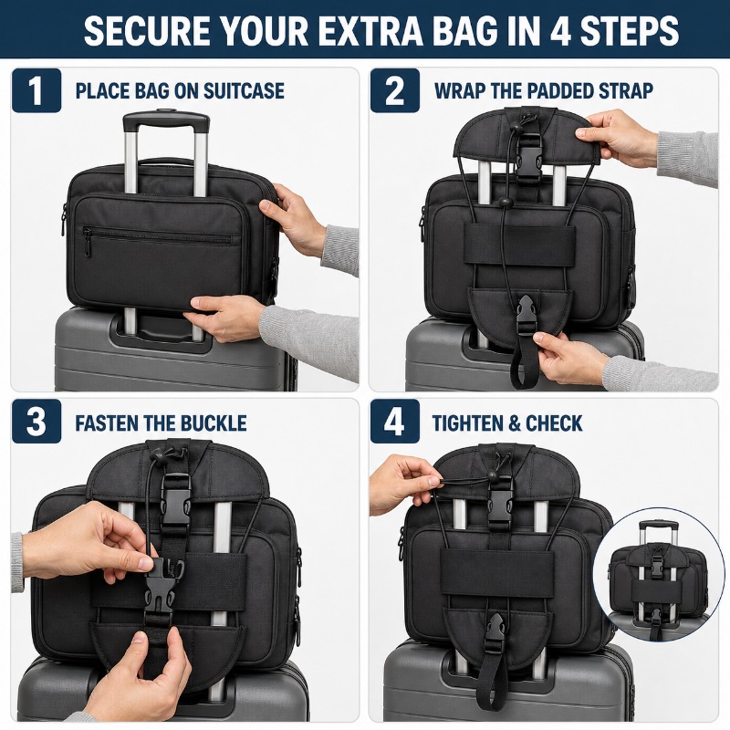 1 szt. Odporny na zużycie elas – Travel Luggage Set recenzja i cena